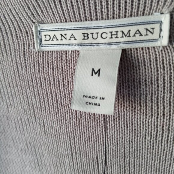 Dana Buchman Grey Damask Open Cardigan Sweater Kimono sz M  NWT  /B8 - Picture 10 of 10